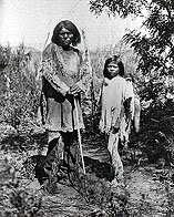 Paiute Man and Boy, 1874